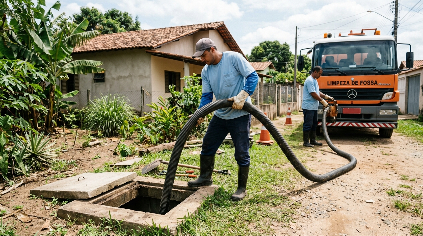 Desentupimento de Fossa em Mogi das Cruzes‑SP